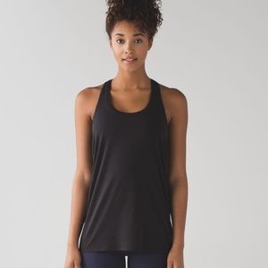 Lululemon  Yogi racer back IV Tank Heathered Black